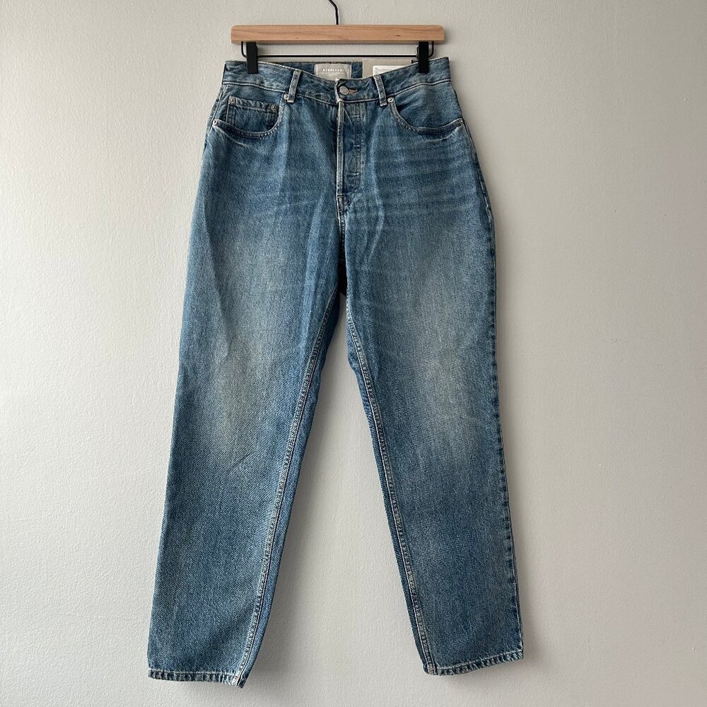 NWT Everlane The Curvy 90's Cheeky Straight Jean Light Wash Denim Size 30 Womens - Picture 2 of 12
